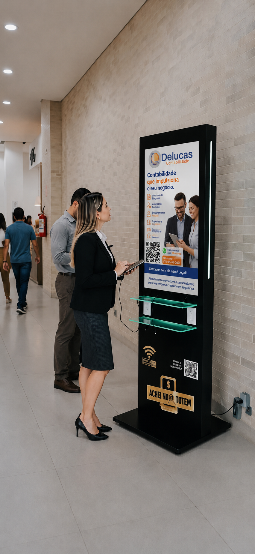 Totem Digital instalado em: Best Center - Unidade Chácara Santo Antônio - São Paulo
